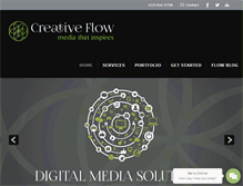 Tablet Screenshot of creativeflowmedia.org